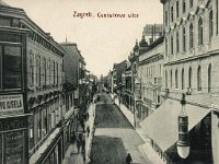 Gundulićeva ulica oko 1910. godine, razglednica
